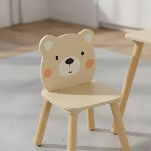Mesa Sillas Madera Infantil - Niños