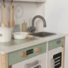 Cocinita De Madera Con Horno Microondas Y Plancha