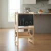 Torre De Aprendizaje Montessori Plegable 3 En 1 Multifuncion