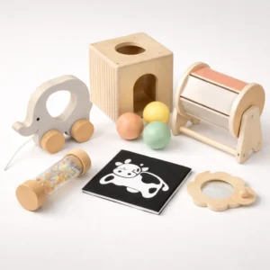 Set De Juguetes De Madera Para Bebés Set Didáctico 0-12m