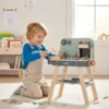 Banco Herramientas Madera Niños 3+ Martillo + Accesorios