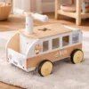Andador Buggy Ómnibus De Madera Para Bebés Kids Buggie