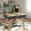 Banco Herramientas Madera Niños 3+ Martillo + Accesorios