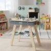 Banco Herramientas Madera Niños 3+ Martillo + Accesorios