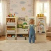 Organizador De Juguetes Infantil Con Pizarra Y Librero