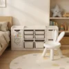 Organizador De Juguetes Infantil Con Pizarra Y Silla